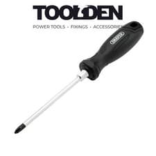 Image of Draper 13494 Phillips Hard Grip Screwdriver, PH2 x 125mm
