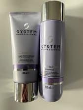 Image of Wella System Professional LuxeBlond Shampoo 250ml & Moisturiser 200ml (Duo Set)