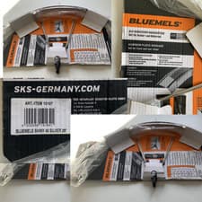 Image of SKS Bluemels Shiny 45 Silver 28” Mudguard Set Chromoplastic Bicycle Guard NEW