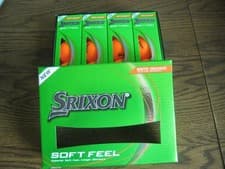 Image of 2 dozen BRAND NEW Srixon Soft Feel golf balls Brite Orange