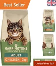 Image of Harringtons Complete Dry Cat Food 4x2kg - Chicken, Natural Goodness & Health