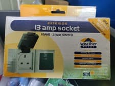 Image of SMJ EPSS2B IP54 1-GANG 13AMP SOCKET AND 2 Way Switch (D5 )