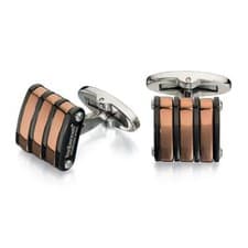 Image of Fred Bennett Cufflinks V503 Mens Stainless Steel RRP £45.00