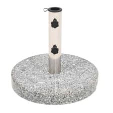 Image of Parasol Stand Outdoor Umbrella Base Holder Support Parasol Base Granite vidaXL