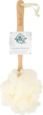 Image of So Eco Long Handle Shower Pouf, White (80 40 036)