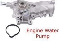 Image of Engine Water Pump For Astra J Corsa D/E Insignia A Vauxhall Opel 1334128 Orlando