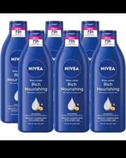 Image of Pack Of 6 NIVEA Rich Nourishing Body Lotion - 400ml.