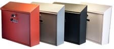 Image of Wall Mounted Large Steel Lockable Mail Box Post Letter Box Premium by Buckingham