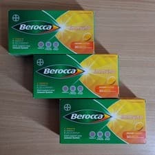 Image of 3x Berocca Immuno Effervescent Orange Flavour Food Supplement 30 Tablets