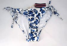 Image of Jack Wills Ballyroe String Bikini Bottoms Floral UK 8 RRP £34.50 LN140 AA 04