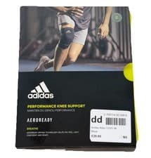 Image of Adidas Performance Knee Support Sleeve Black Unisex Adults Size Small 25-30cm