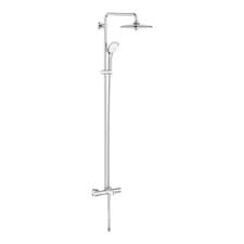 Image of Grohe Euphoria 260 Thermostatic Dual Head Bar Mixer Shower & Bath Filler
