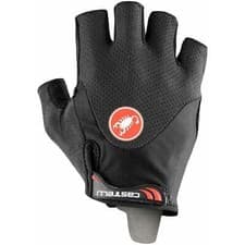 Image of Castelli Arenberg Gel 2 Fingerless Cycling Gloves Black Padded Bike Ride Comfort