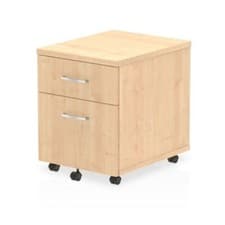 Image of Dynamic Impulse 2 Drawer Mobile Pedestal Maple I000244
