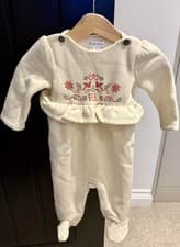 Image of BNIB Ralph Lauren Cream Baby Grow Size 6 Months with tags