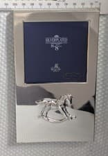 Image of SILVER PLATED FLAT EDGE PICTURE PHOTO FRAME IN SIZE - 3" x 3" 8 X 8 cm IMPRESS