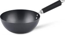 Image of Ken Hom Carbon Steel Mini Wok, 20cm, Excellence, Induction Hobs Suitable/Metal 