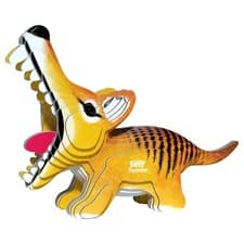 Image of EUGY Tasmanian Tiger 3D Model Craft Kit Creative Puzzle Fun Activity Kids Game