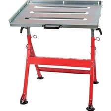 Image of Neilsen CT6895 Adjustable Welding Table 30"x20" Carbon Steel 180kg with Wheels