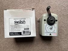 Image of Swash Desktop Pencil Sharpener. 7-12mm. Self Loading & Auto-Stop. New. Free P&P