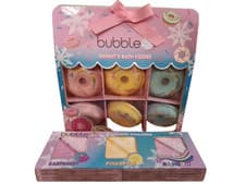 Image of Bubble T Cosmetics Donuts Bath Fizzers & Shower Steamer Gift Set Gift Christmas