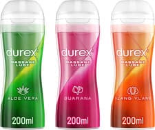 Image of Durex Play Massage Lubricant 2In1 Aloe Vera Guarana Ylang Ylang Pack of 3