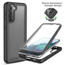 Image of 360 Full Hybrid Shockproof Case for Samsung S25 S24 S23 S22 S21 FE A52s A53 A54