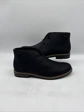 Image of Barbour Readhead Men’s Chukka Laced Boots Black Leather UK 11 EU 45 BNWOB