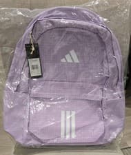 Image of NEW adidas Lavender Purple / Powder Plum / White Light Backpack w/ Padded Straps