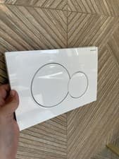 Image of Geberit Sigma01 Dual Flush Plate Gloss White