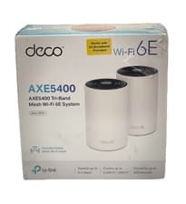 Image of TP-Link Deco XE75 AXE5400 Tri-Band Mesh Wi-Fi 6E System Pack of 2 *NEW* *SEALED*