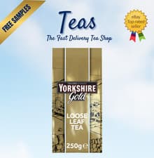 Image of YORKSHIRE TEA GOLD PREMIUM LOOSE LEAF ENGLISH Black Tea | 250g | FREE SAMPLES!!