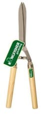 Image of Kingfisher Wooden Handle Hedge Shear Garden Cutting Grass Shrubs Cut 18''