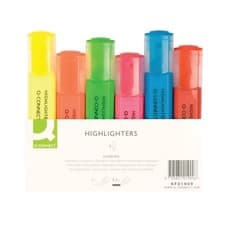 Image of Q-Connect Assorted Highlighter Pens (Pack of 6) KF01909