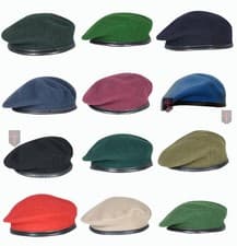 Image of All Colours High Quality British Military Beret Berets All sizes - Officers OR's