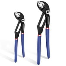 Image of WORKPRO Water Pump Pliers, 40/52mm Wide Jaw Capacity, Quick Change Adjustable...