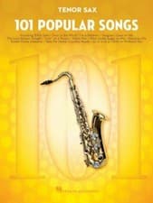 Image of 101 Popular Songs Tenor Sax Sheet Music Songbook Classic Pop Rock Hits for Be...