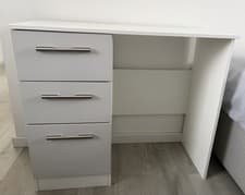 Image of Grey White Dressing Table