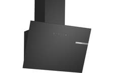 Image of Bosch Series 2 60cm Angled Chimney Cooker Hood - Black DWK65DK60B