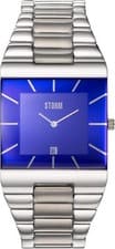 Image of 47195/B Storm Gents Omari Lazer Blue Dial S/Steel Bracelet Watch £130