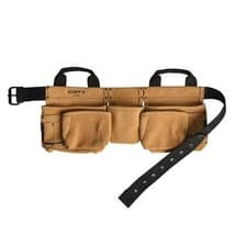 Image of Kuny's AP-622a Carpenter's Apron 14 Pocket Split Grain Leather