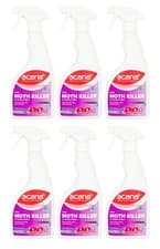 Image of Carpet and Fabric Moth Killer Freshener Spray Acana 500ml Fresh Linen x Case 6