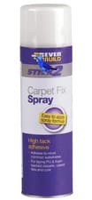 Image of Everbuild Spray Adhesive Glue Carpet Fix Tiles Paper PU Underlay Felt 500ml