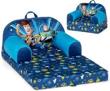 Image of Toy Story Cozee Buddy Flip-Out Chair by Delta Children Blue for Reading Playing