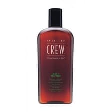 Image of American Crew Classic Tea Tree 3-In-1 Shampoo, Conditioner and Body Wash 450ml