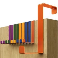Image of Over Door Hanger – Set of 10 - Colourful Coat Hooks for Width 1.4" and 1.8"