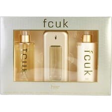 Image of FCUK Her Gift Set 100ml Body, 250ml Lotion, 250ml Fragrance Mist - New - Boxed