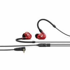 Image of Sennheiser IE 100 PRO In-Ear Monitoring Headphones (red)