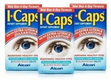Image of 90 ICaps Tablets One Day supplements 3 Months supply i caps i-caps Alcon