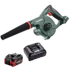 Image of Metabo AG 18 18V Cordless Leaf Blower with 1 x 8.0Ah Battery & Charger